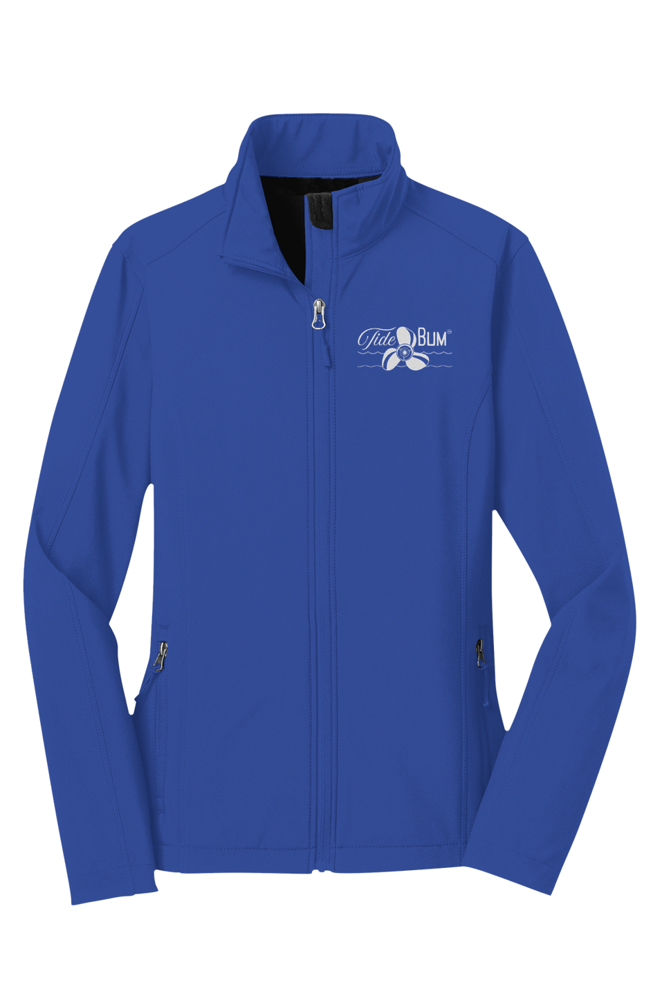 TideBum GreyLogo Womens Core Soft Shell Jacket