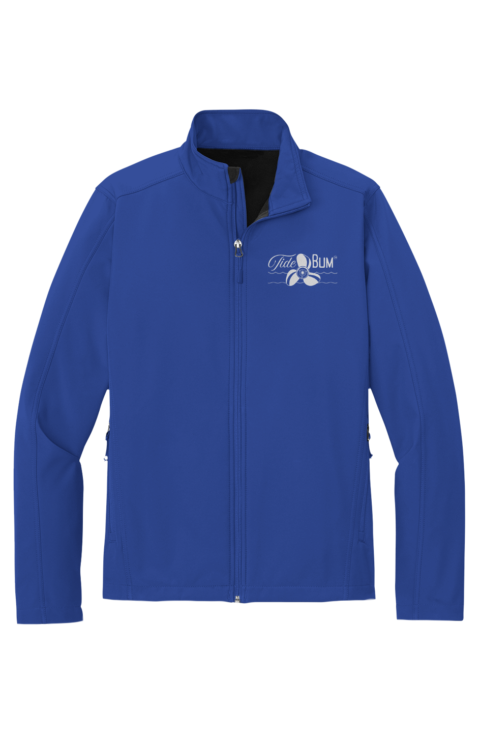TideBum Grey Logo Mens Core Soft Shell Jacket