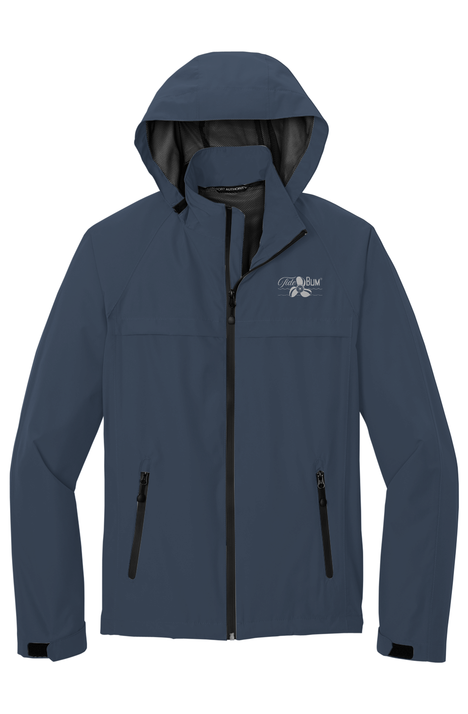 TideBum Grey Logo Torrent Waterproof Jacket