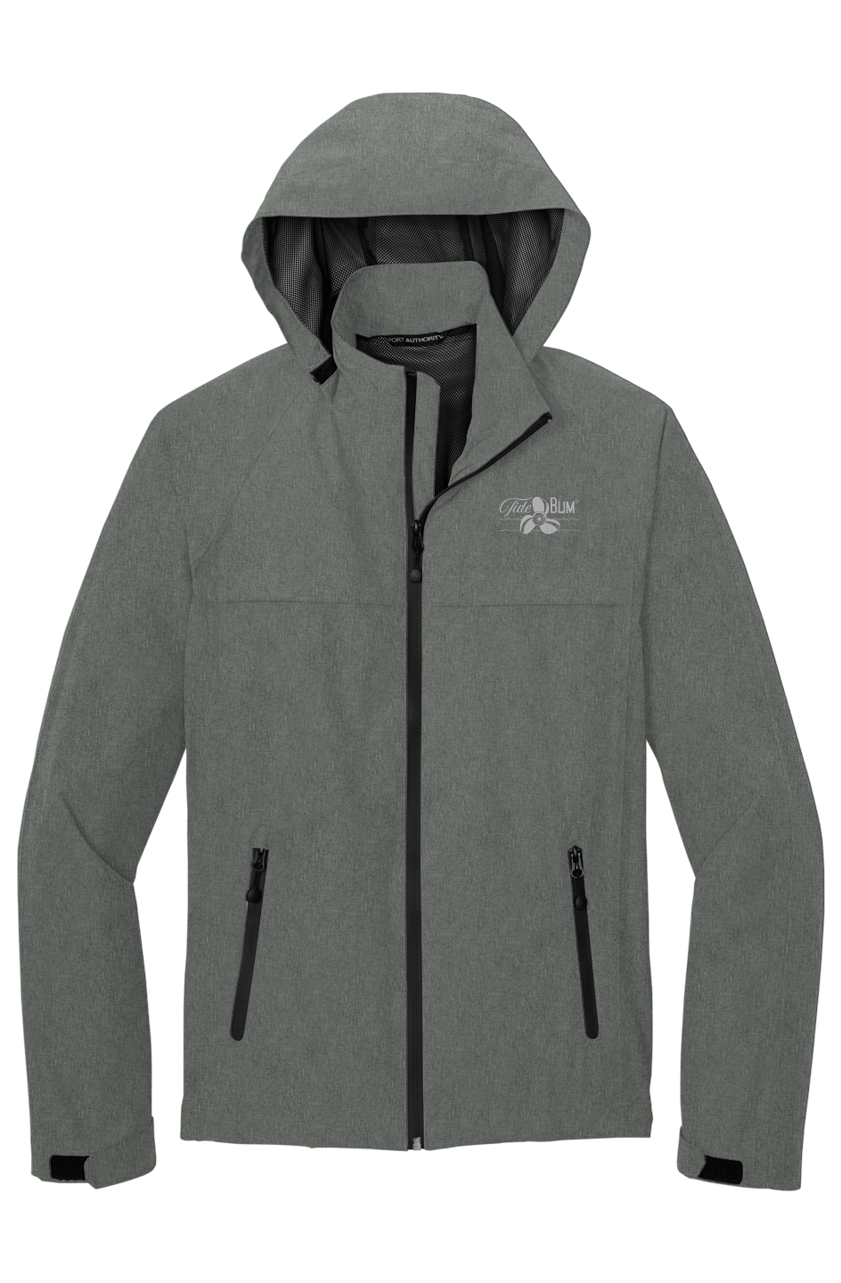 TideBum Grey Logo Torrent Waterproof Jacket