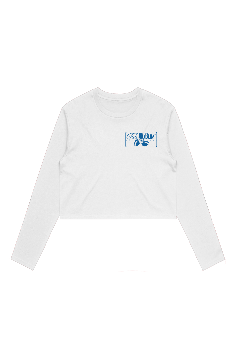 TideBum Wo's Crop L S Tee