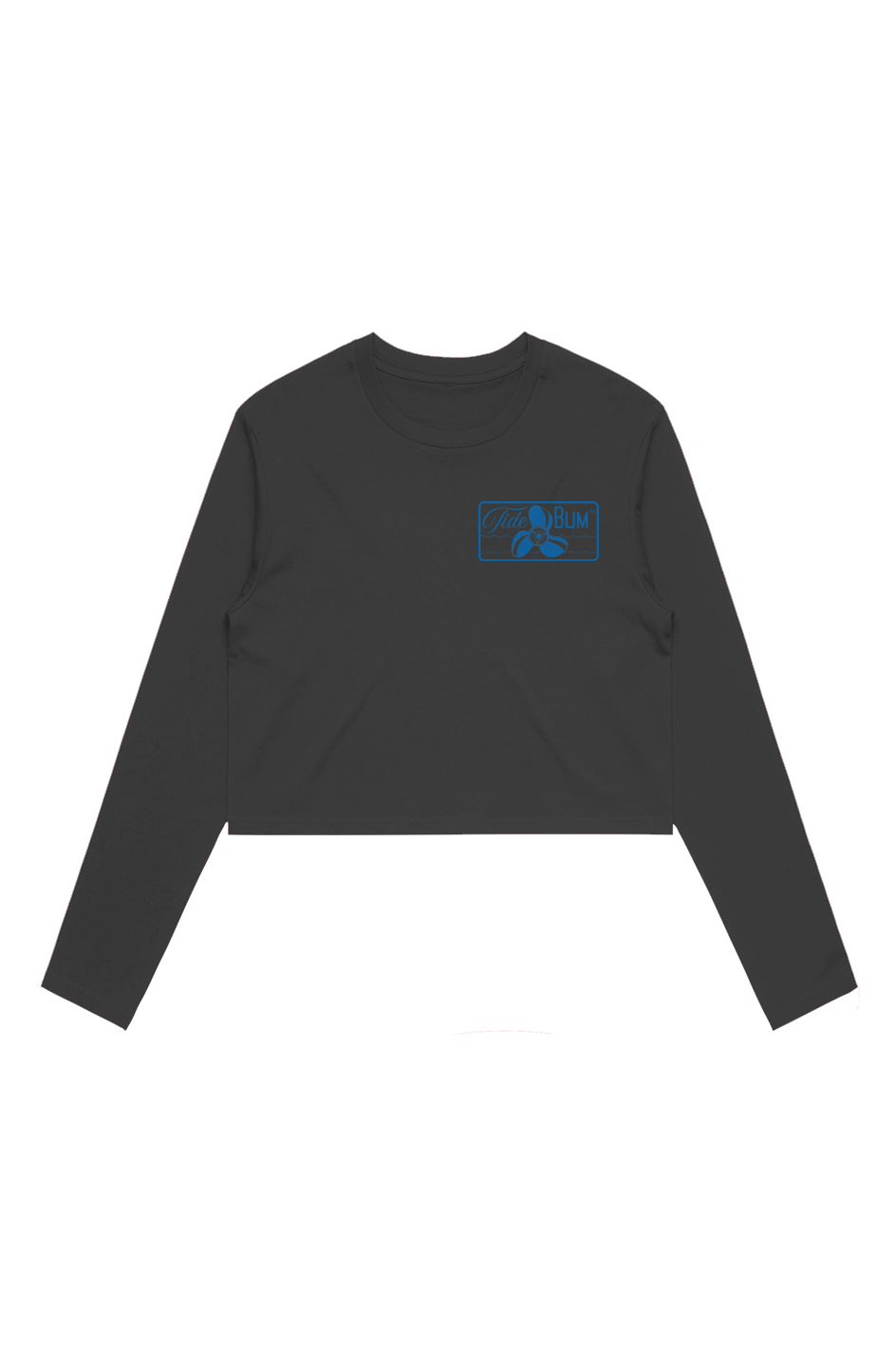 TideBum Wo's Crop L S Tee