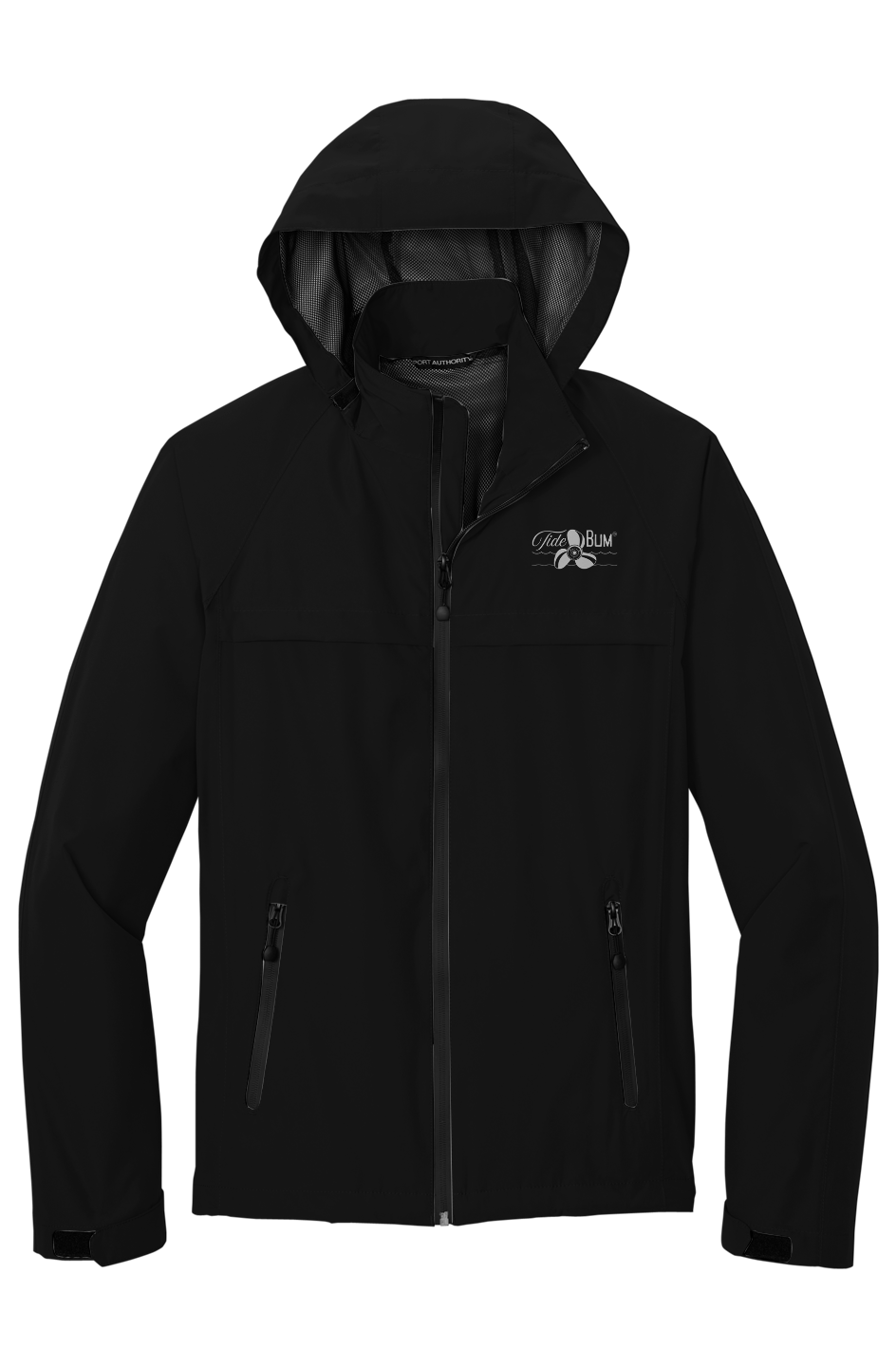 TideBum Grey Logo Torrent Waterproof Jacket