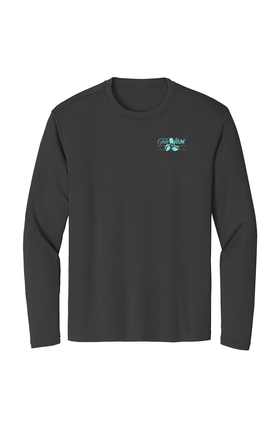 TideBum Bridge AquaLogo Sport Tek Long Sleeve Tee