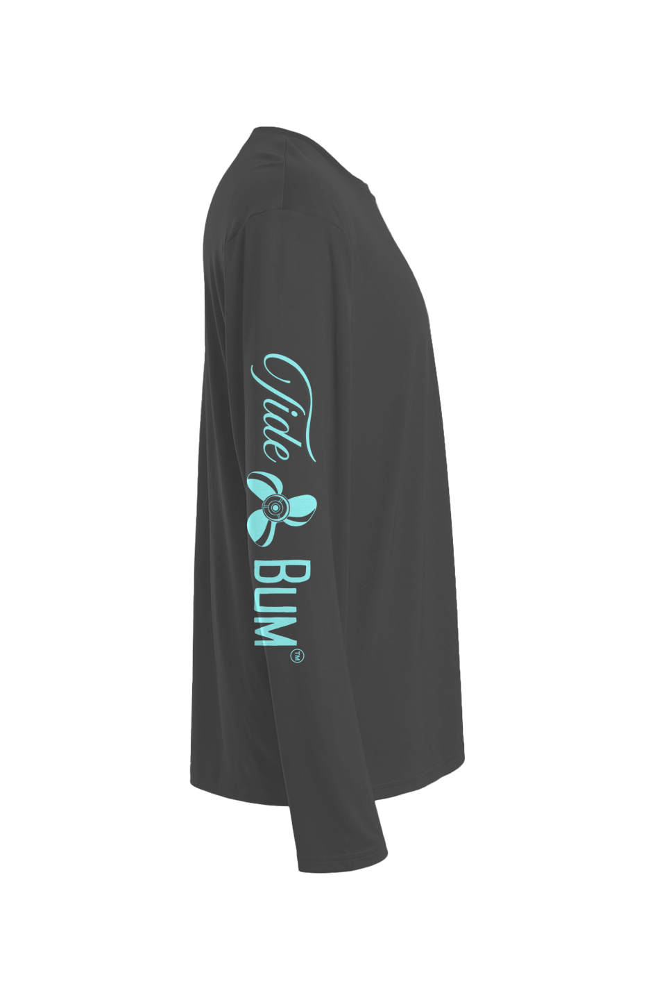 TideBum Bridge AquaLogo Sport Tek Long Sleeve Tee
