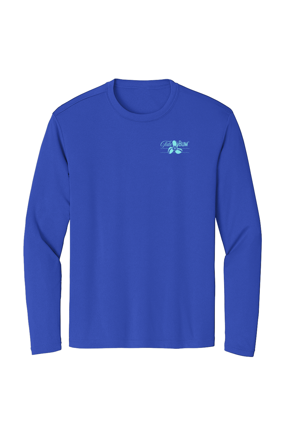 TideBum Bridge AquaLogo Sport Tek Long Sleeve Tee