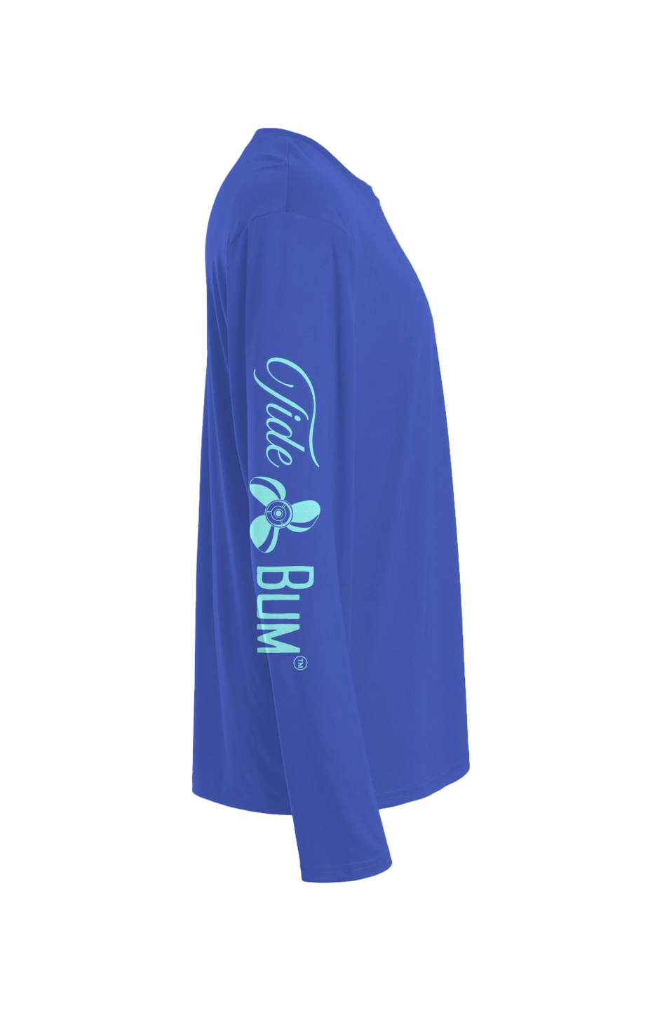 TideBum Bridge AquaLogo Sport Tek Long Sleeve Tee