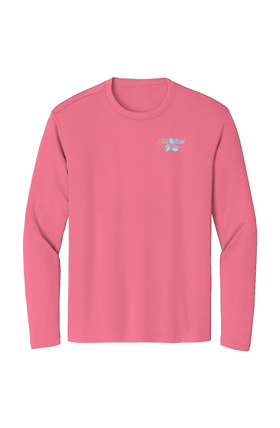 TideBum Bridge AquaLogo Sport Tek Long Sleeve Tee