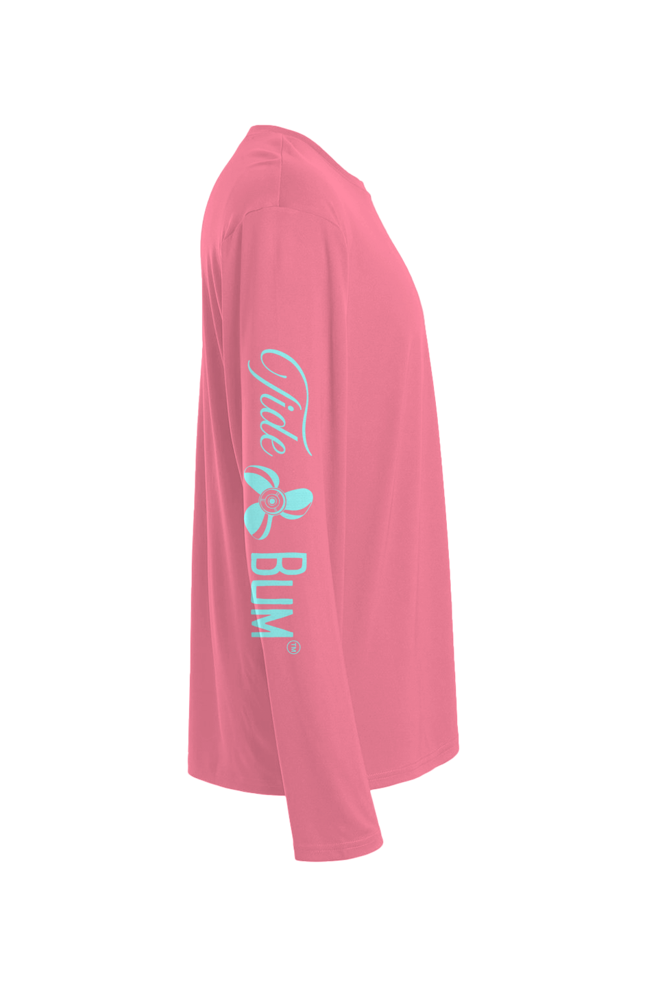 TideBum Bridge AquaLogo Sport Tek Long Sleeve Tee