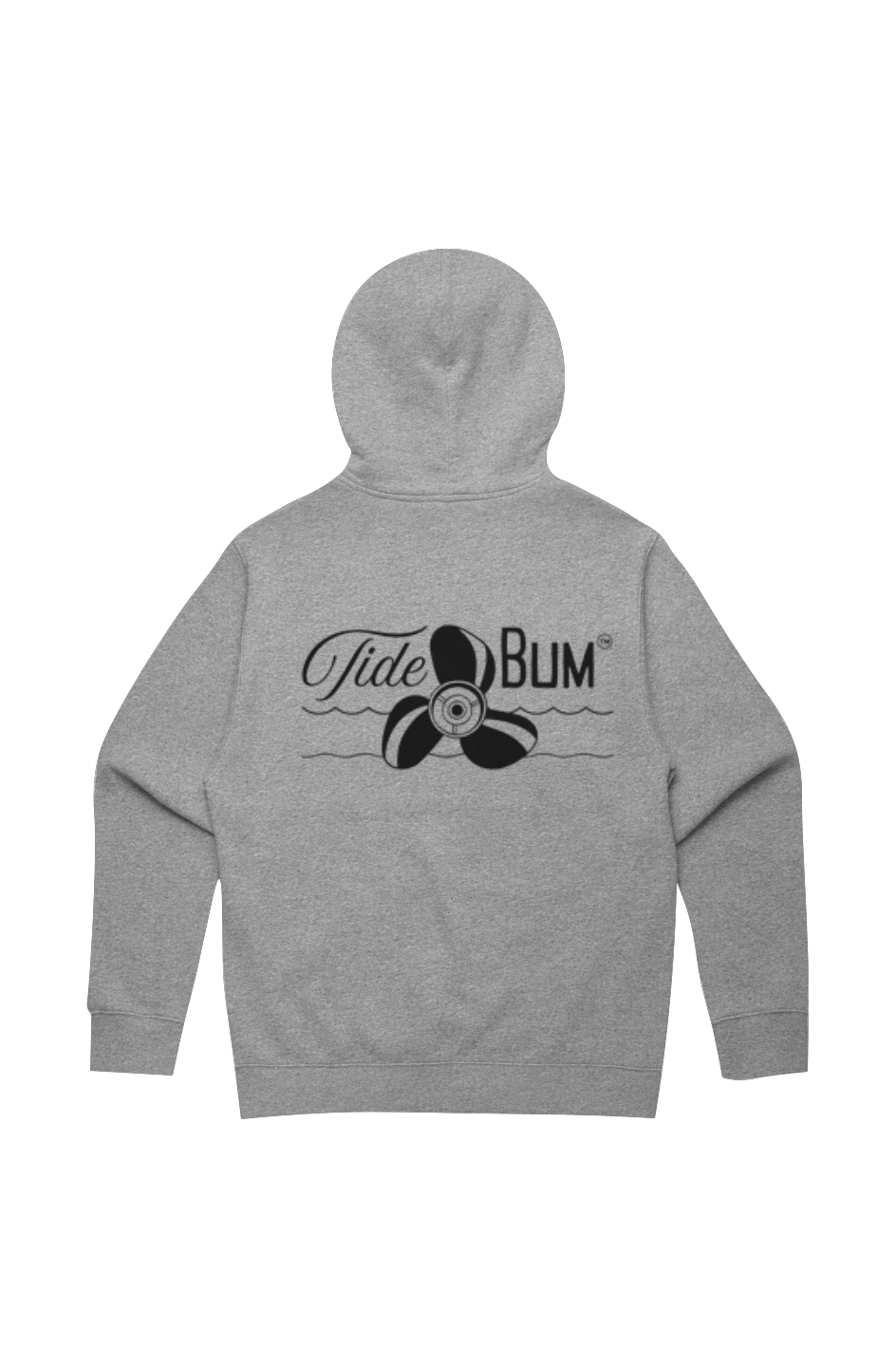 TideBum blacklogo Relax Half Zip Hood